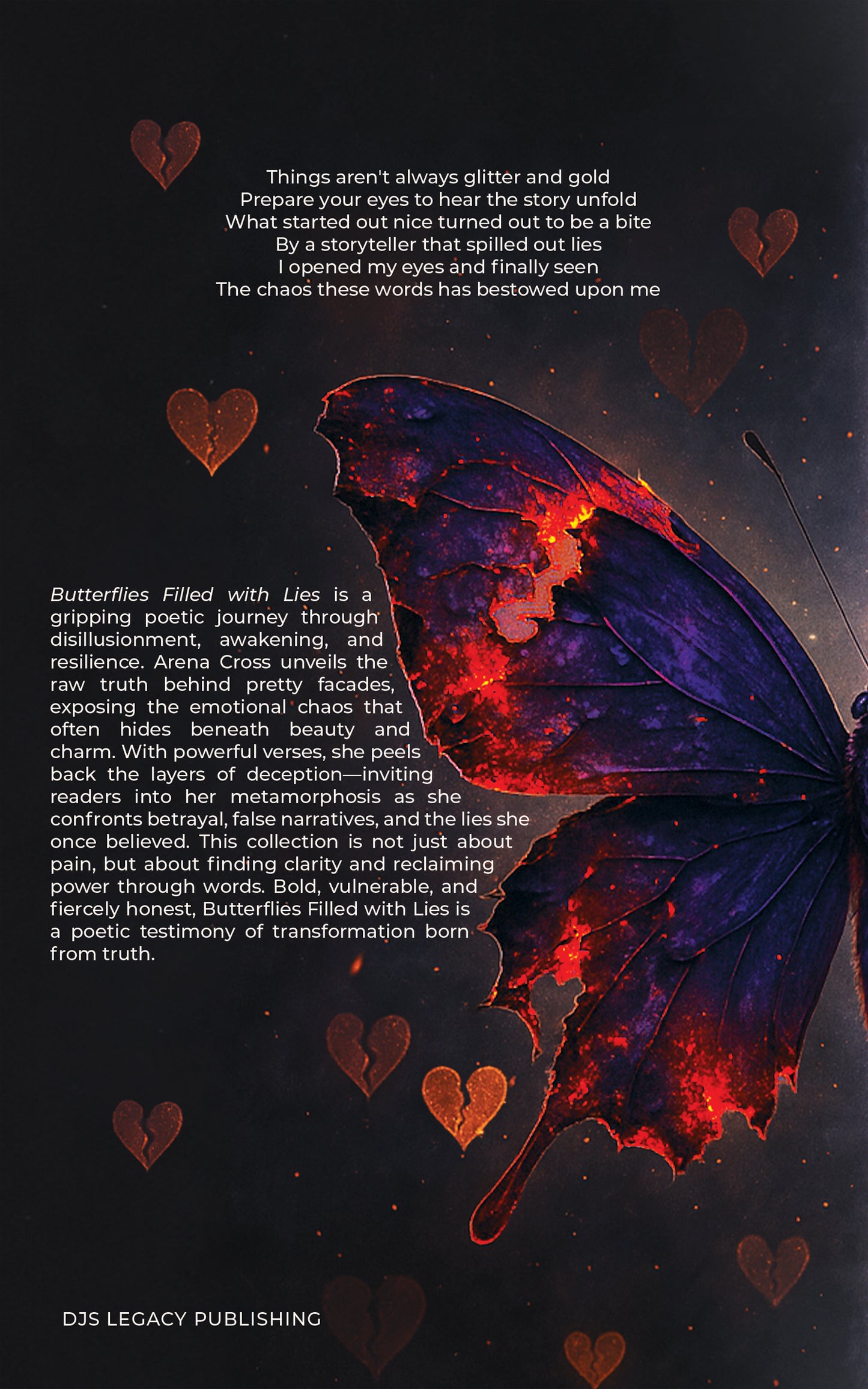 Butterflies filled with lies: by Arena Cross
